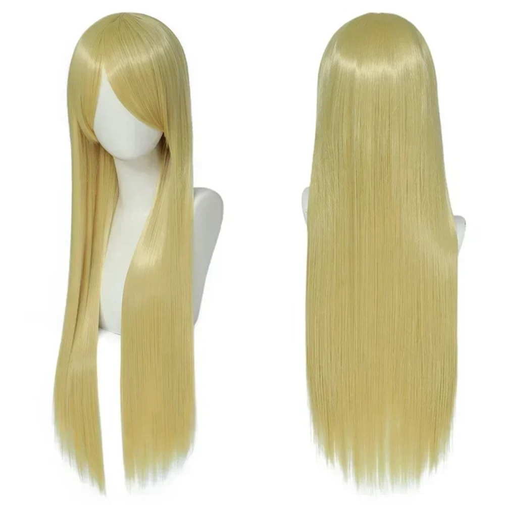 Synthetic Braided Wigs For Black Women - 80 センチメートルカラフルなロングストレート人工毛白紫黒コスプレウィッグ男性と女性のためのアニメスタイリング無料ウィッグキャップ