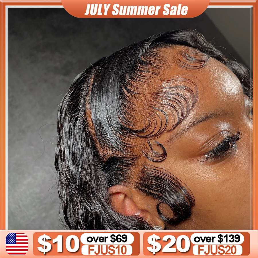 250%密度 13x4 HD透明レースフルフロントウィッグ  - Hd Lace Frontal Wig Human Hair Pre Plucked のレビューと価格