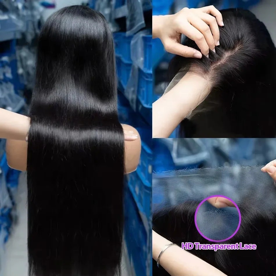 接着剤不要のボーンストレート人毛ウィッグ 密度220 13X - Lace Front Wigs のレビューと価格